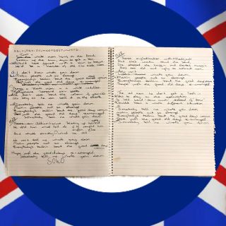 The Who / John Entwistle’s Handwritten 17 Songs Lyric Notebook with 2