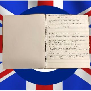The Who / John Entwistle’s Handwritten 17 Songs Lyric Notebook with 3
