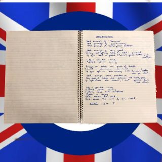 The Who / John Entwistle’s Handwritten 17 Songs Lyric Notebook with 7