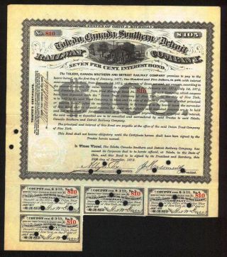Stops Panic Of 1907 Edward King Banker Signs With J P Morgan Stock Certificate