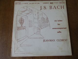 Bach - 6 Cello Suites / Jean - Max Clement / L 