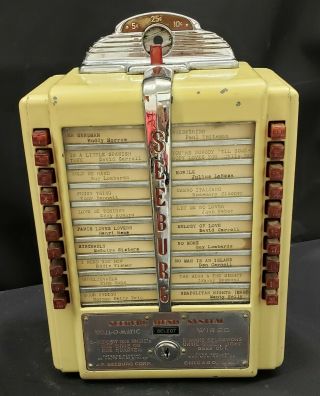 Seeburg 3w1 - L56 Jukebox Wallbox Remote Selector (1972 S.  N. )