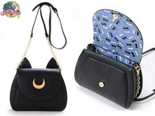 Sailor Moon Shoulder Bags Women Fashion Cosplay Pu Leather Handbags Purse