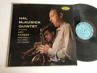 Hal Mckusick Quintet W/ Art Farmer Lp Coral Lbl.  Orig Promo Nm