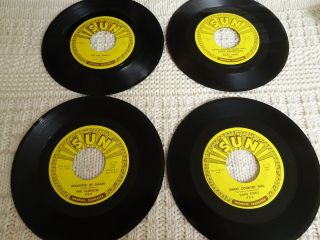 ROCKABILLY 48 SUN RECORDS JOHNNY CASH,  JERRY LEE LEWIS $399.  00 ALL M - 12