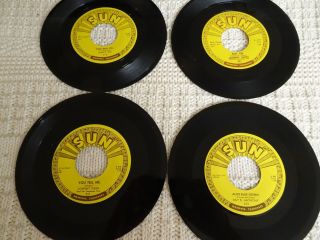 ROCKABILLY 48 SUN RECORDS JOHNNY CASH,  JERRY LEE LEWIS $399.  00 ALL M - 4