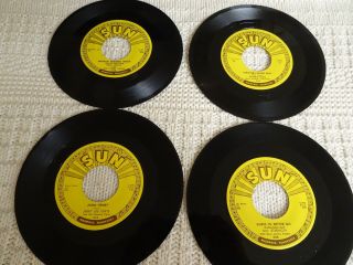 ROCKABILLY 48 SUN RECORDS JOHNNY CASH,  JERRY LEE LEWIS $399.  00 ALL M - 5