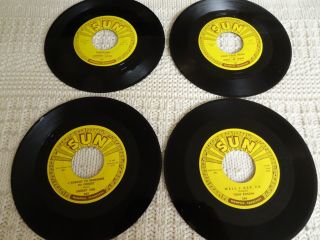 ROCKABILLY 48 SUN RECORDS JOHNNY CASH,  JERRY LEE LEWIS $399.  00 ALL M - 7