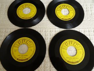 ROCKABILLY 48 SUN RECORDS JOHNNY CASH,  JERRY LEE LEWIS $399.  00 ALL M - 9