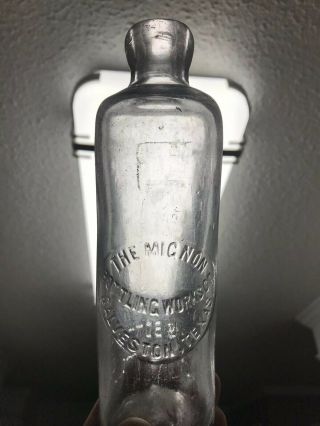 Rare The Mignon Galveston Texas Old Hutch Hutchinson Soda Bottle