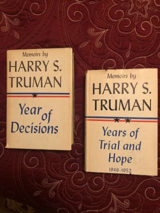 President Harry S.  Truman [signed] Memoirs
