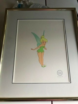 Walt Disney Peter Pan Tinkerbell Le 2500 Serigraph Sericel Cel Cell
