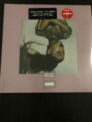 Ariana Grande Thank U,  Next - Clear Vinyl Exclusive Limited Edition