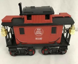 Vtg Jim Beam Decanter " The Whiskey Railway " Jersey Central Caboose (empty)