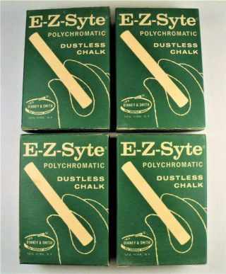 4 N.  O.  S.  E - Z Style Dustless Beige Chalk Polychromatic No.  1420 Binney Smith