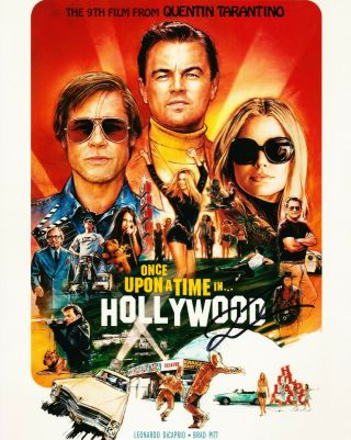 Quentin Tarantino Signed 10x8 Photo Once Upon A Time In Hollywood Aftal 5171
