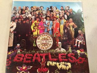 The Beatles Sgt Peppers Lonely Hearts Club Band Capitol With Cutouts