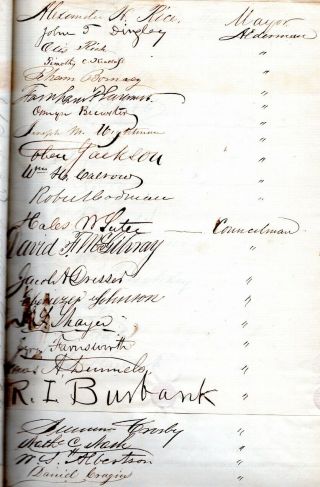 1856,  Elias Howe,  Gov.  Gardner,  Alexander Rice and THOUSANDS more signed Postal 5