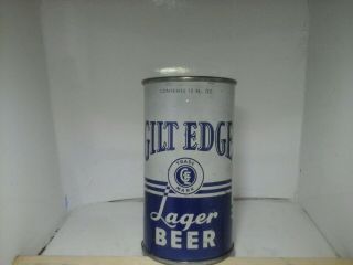 12oz Flat Top Beer Can ( (gilt Edge Lager Beer))  By Buffalo Brewing Co.