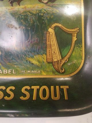 Guinness Vintage beer tray Mcmullen White Label c1900 Very Rare retro 4