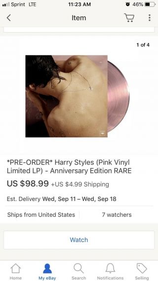 Harry Styles,  thank u next,  Billie Eilish,  Shawn Mendes Pink Vinyl 4