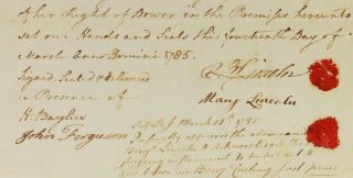 1785 Document Signed by Major General Benjamin Lincoln - First Secretary of War 2