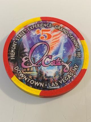 El Cortez $5 Casino Chip Las Vegas Nevada 3.  99