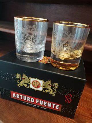 Arturo Fuente Opus X Rocks Glasses Nib