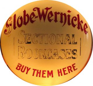 Antique Globe - Wernicke In - Store Advertising Display Lamp Globe w/ base 1898 - 1905 3