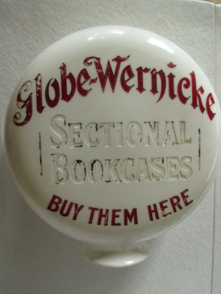 Antique Globe - Wernicke In - Store Advertising Display Lamp Globe w/ base 1898 - 1905 4