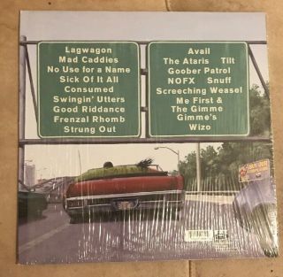 Fat Wreck Chords FAT MUSIC VOL.  IV: Life In The Fat Lane LP Vinyl V/A 2