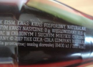 Coca Cola bottle glass Polish FALLOUT NUKA COLA 2017 NOT VERY RARE 7