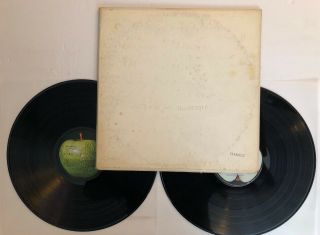 The Beatles - White Album - 1968 Us Apple 1st Press Embossed Numbered Cover