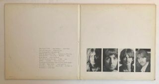 The Beatles - White Album - 1968 US Apple 1st Press Embossed Numbered Cover 4