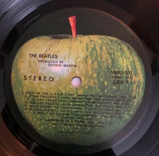 The Beatles - White Album - 1968 US Apple 1st Press Embossed Numbered Cover 5
