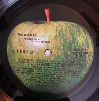 The Beatles - White Album - 1968 US Apple 1st Press Embossed Numbered Cover 7