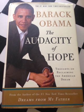 Barack Obama Authentic Signed Autograph Hardcover Audacity Of Hope Book 1st Ed