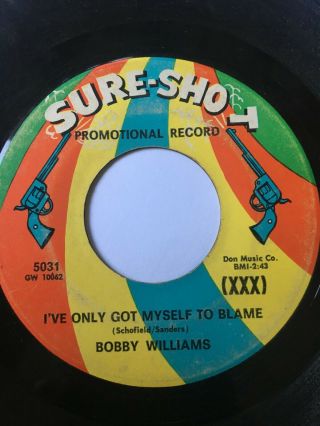 Northern Soul Promo 45/ Bobby Williams " I 