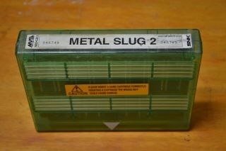 Metal Slug 2 - Authentic Snk Neo Geo Mvs Cart English Holo Label