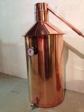 Copper Moonshine Still Built to last,  Heavy Copper StillZ 20 Gal. 3