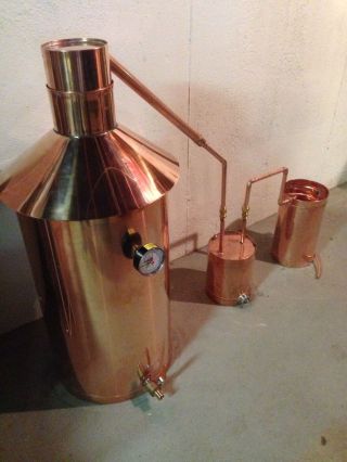 Copper Moonshine Still Built to last,  Heavy Copper StillZ 20 Gal. 4