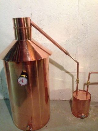 Copper Moonshine Still Built to last,  Heavy Copper StillZ 20 Gal. 5