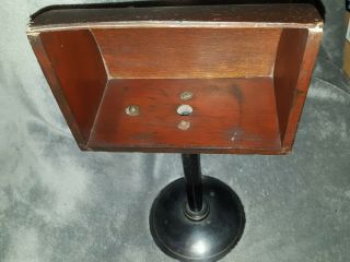 vintage “Mascot” Telegraph resonator box/stand - fancy paint 5