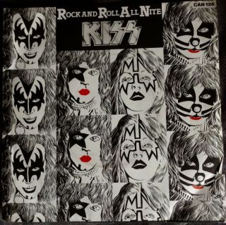 Kiss - Rock And Roll All Nite 7 " Promo Single