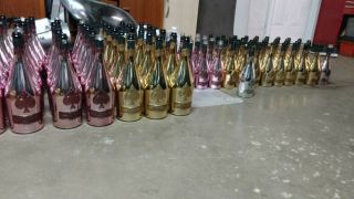 10 Bottles Ace Of Spades RosÉ 750 Ml Empty Champagne Bottles With Ace Bags
