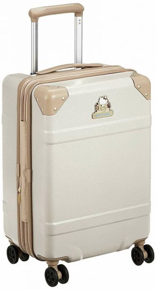 World Traveler X Hello Kitty Carry On Suitcase H47cm Expandable Off - Whie F/s