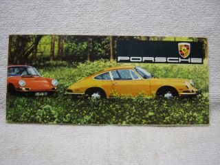 Vintage Porsche 911 912 Sales Brochure