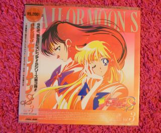 Sailor Moon S Mars Venus Laserdisc Ld W/obi Vol 3