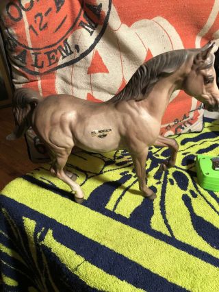 Hagen Renaker 9” Horse Amir Repaired Tail Breyer Model Porcelain