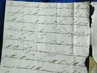 King William IV rare hand wrtten and signed letter 5